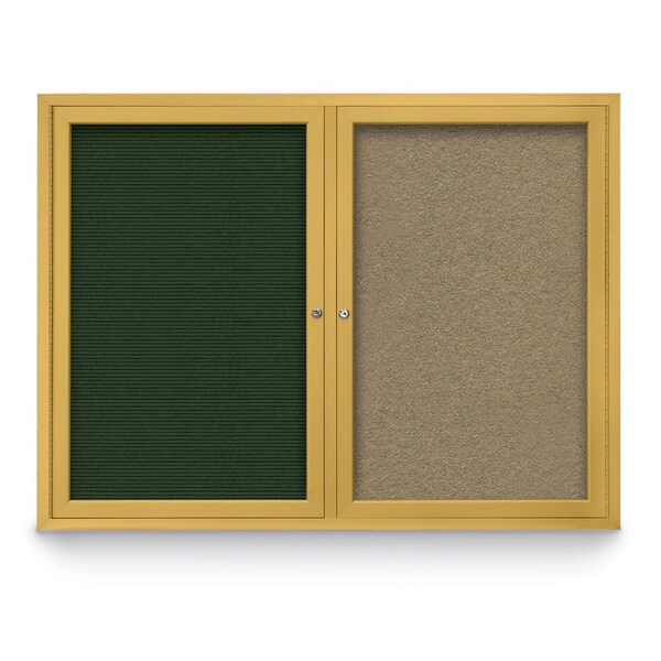Corkboard, Cobalt /Satin, 72" x 48"